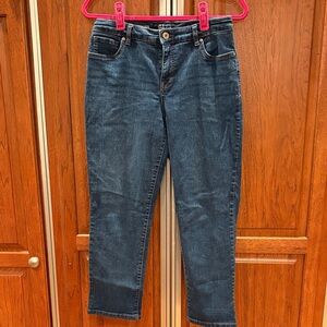 Style and Co Curvy Classic Fit Women's Capris Jeans